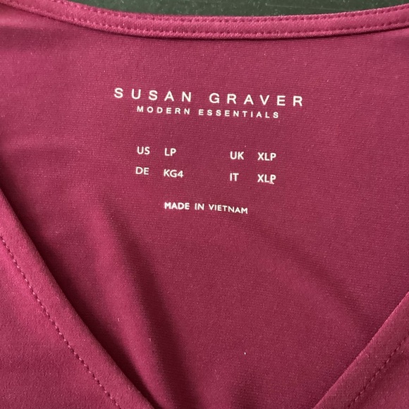 Susan Graver Liquid Knit Tunic Top - Picture 4 of 6